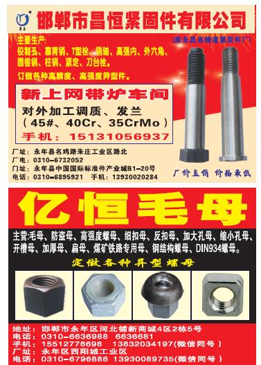 第十一屆永年緊固件及設(shè)備展覽會210期會刊